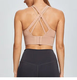 Women Cross Back Sports Bra Plus Size