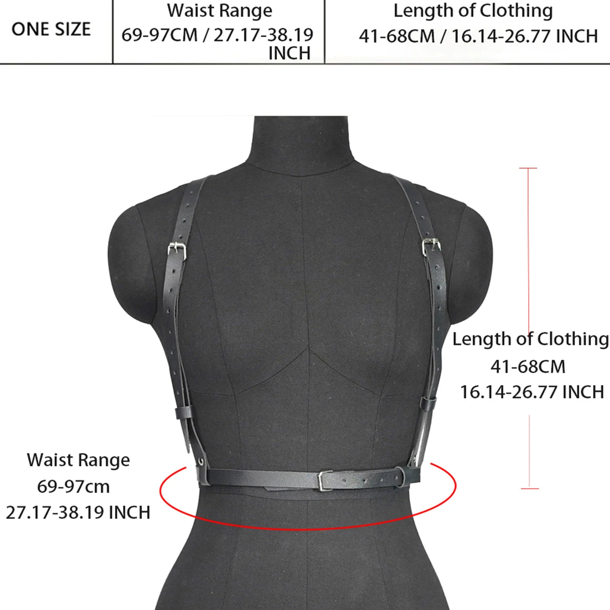 Women Gothic Lingerie Harness