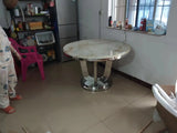 Rotating Metal Dining Table