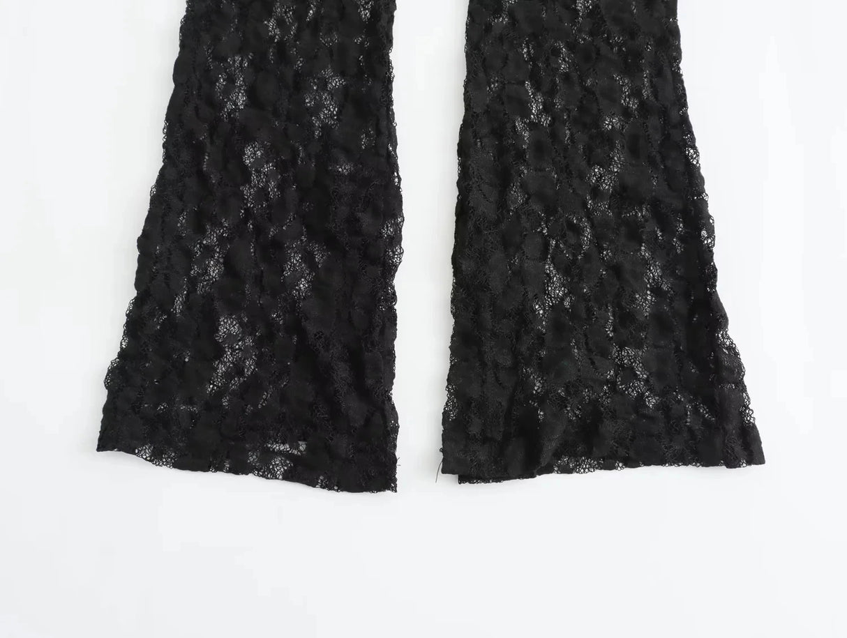 Summer Lace Jumpsuit Women – Hollow Out Bodysuit