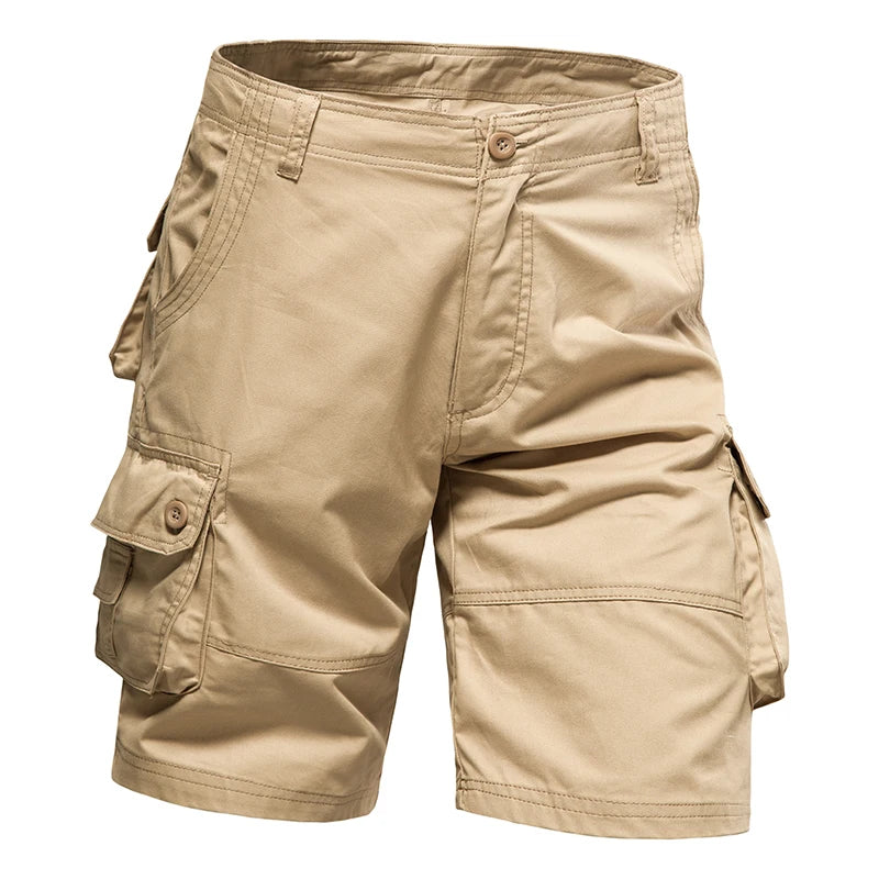 Men Multi-Pocket Cargo Shorts
