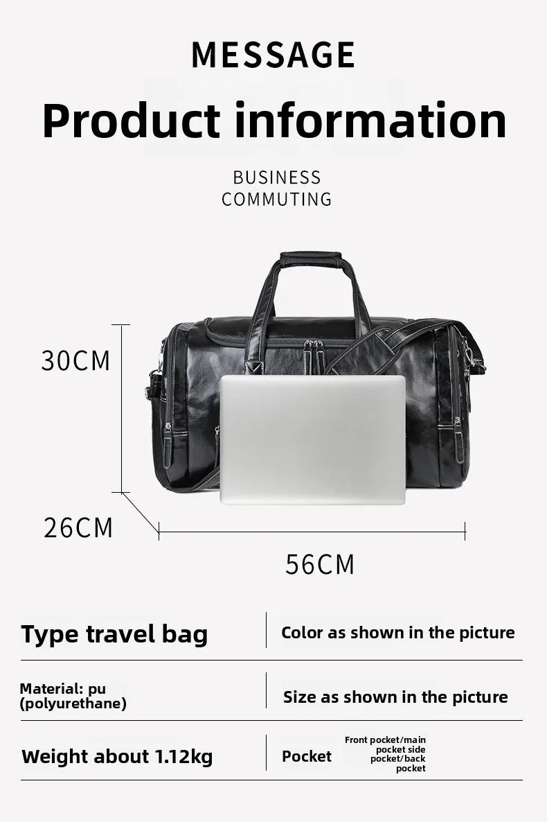 Premium Leather Travel Bag