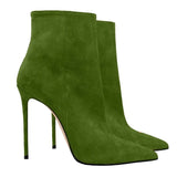 Suede Stiletto Boots
