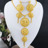 Dubai Gold Plated Wedding Jewelry Set
