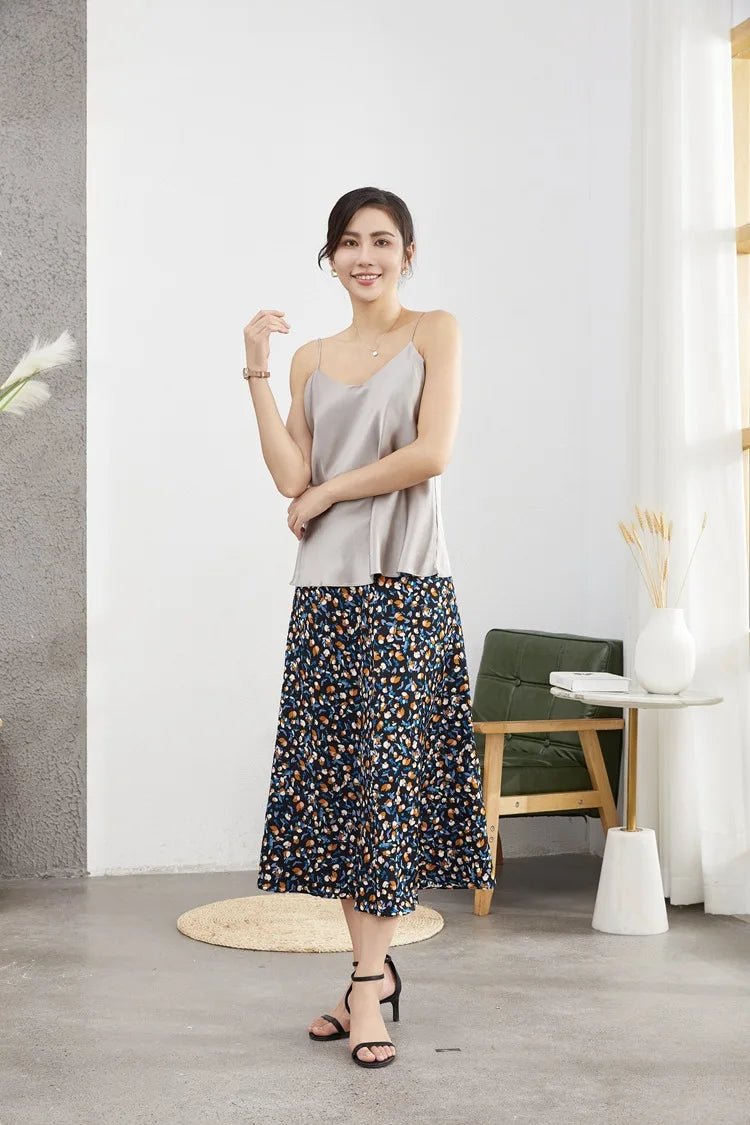 Double Layer Mulberry Silk Camisole Top