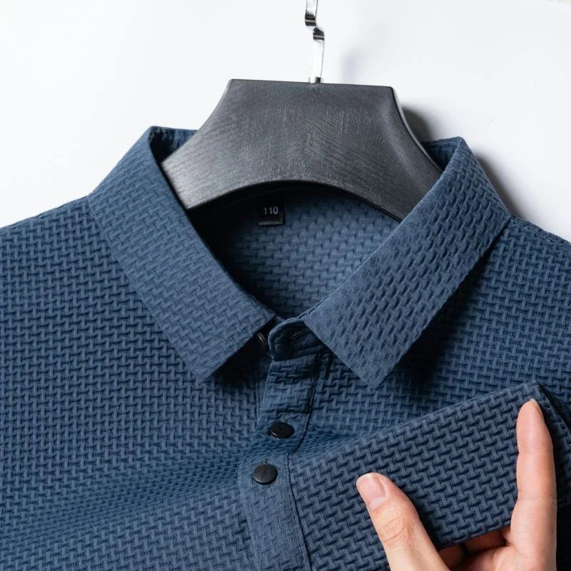 Men Ice Silk Polo Shirt