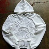 Harajuku Oversized Embroidered Hoodie