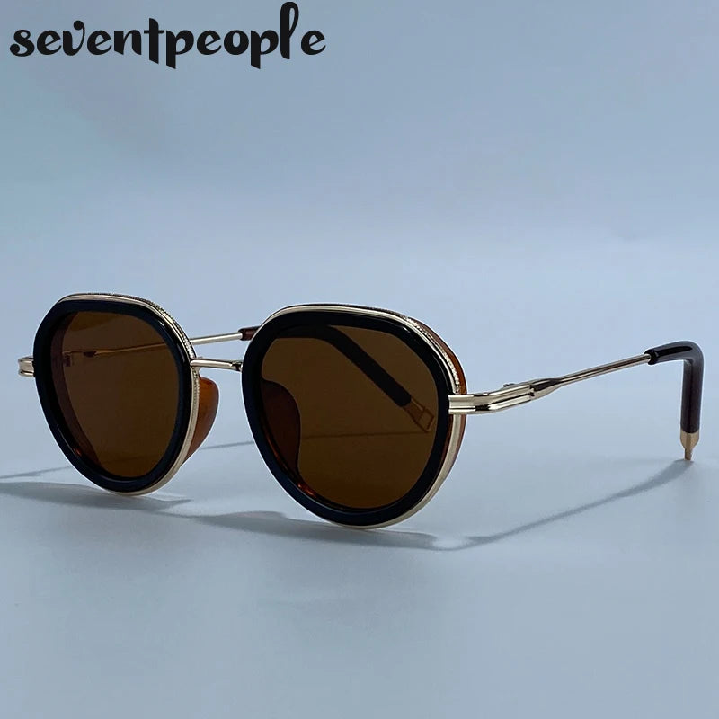 Vintage Round Metal Sunglasses