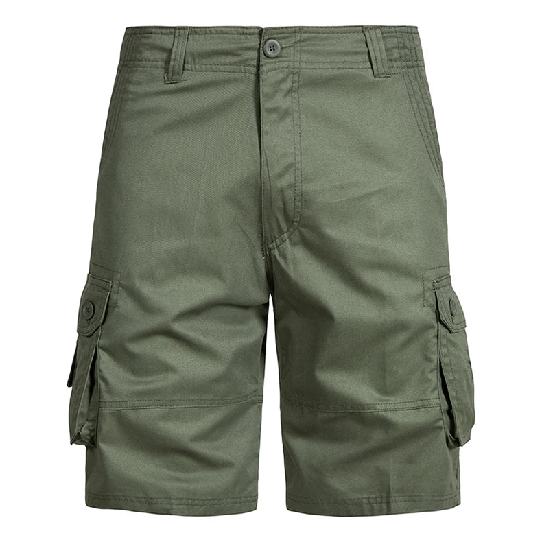 Men Multi-Pocket Cargo Shorts