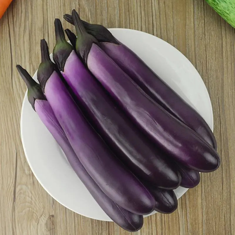 Artificial Eggplants Decor