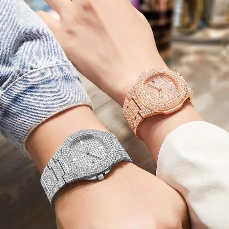 Men’s Big Dial Silver Quartz Watch