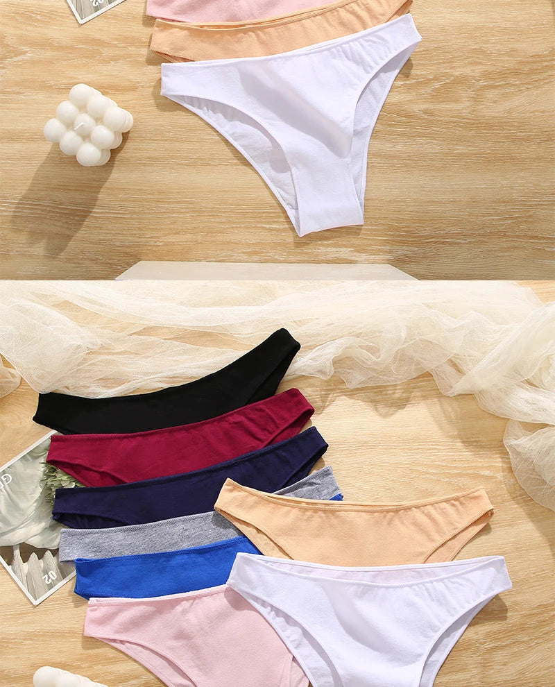 Women Cotton Panties Set (5pcs)