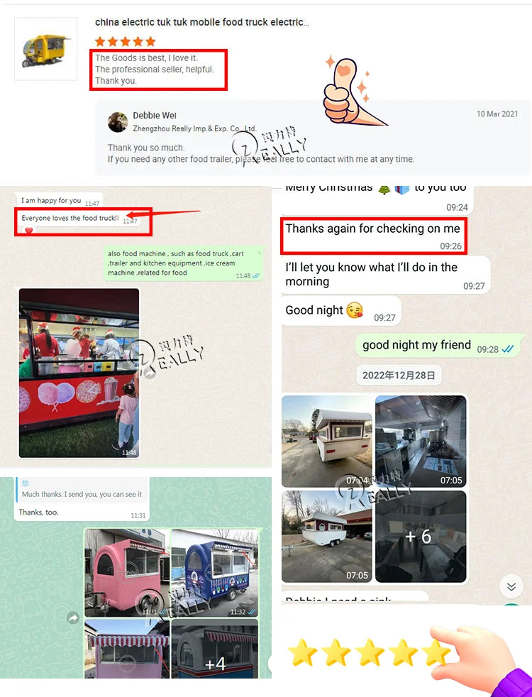 Mobile Food Trailer Catering Truck