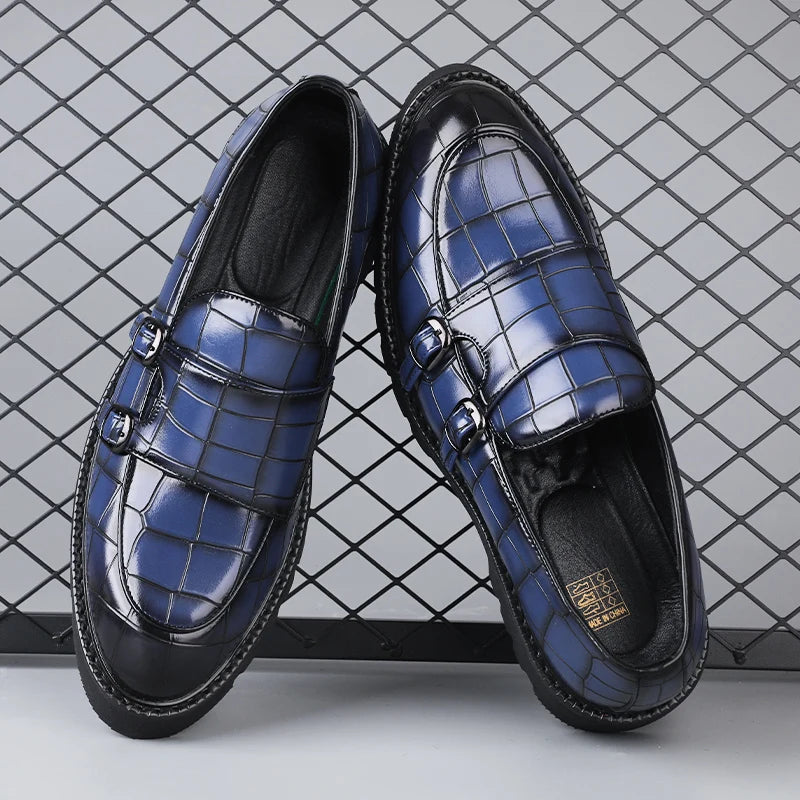 Men Platform Formal Leather Shoes
