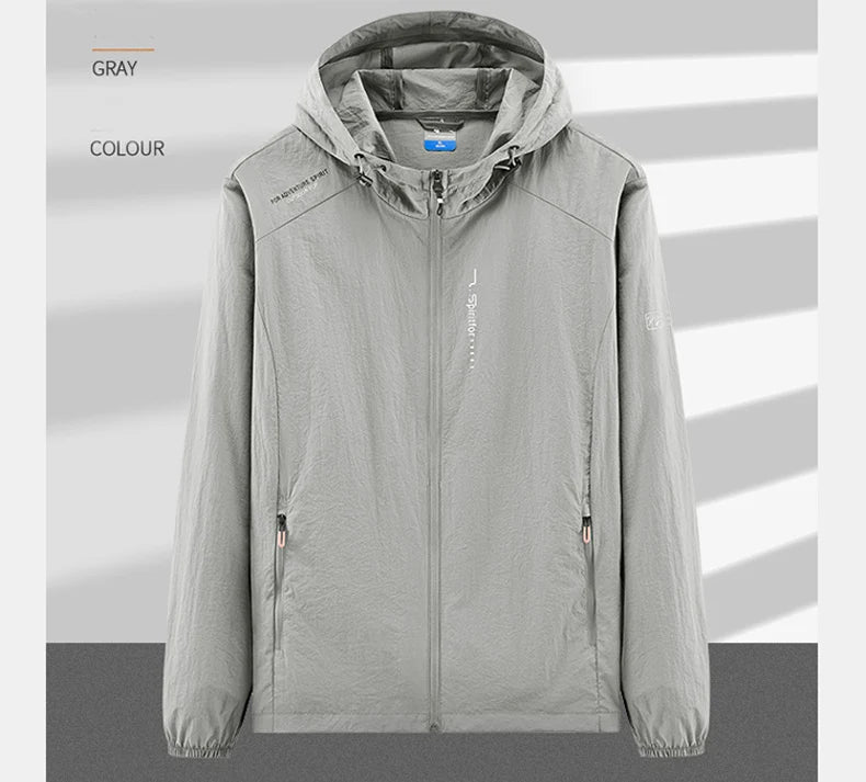 Men Ultra Light Quick Dry Hiking Jacket