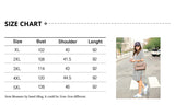 Size chart for striped pleated maternity dress with model showcasing the dress style in summer setting.