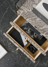 Modern Acrylic Bedside Storage Cabinet