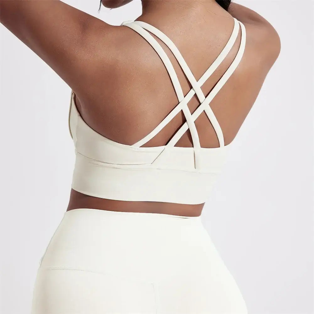 Women Cross Back Training Sports Bra