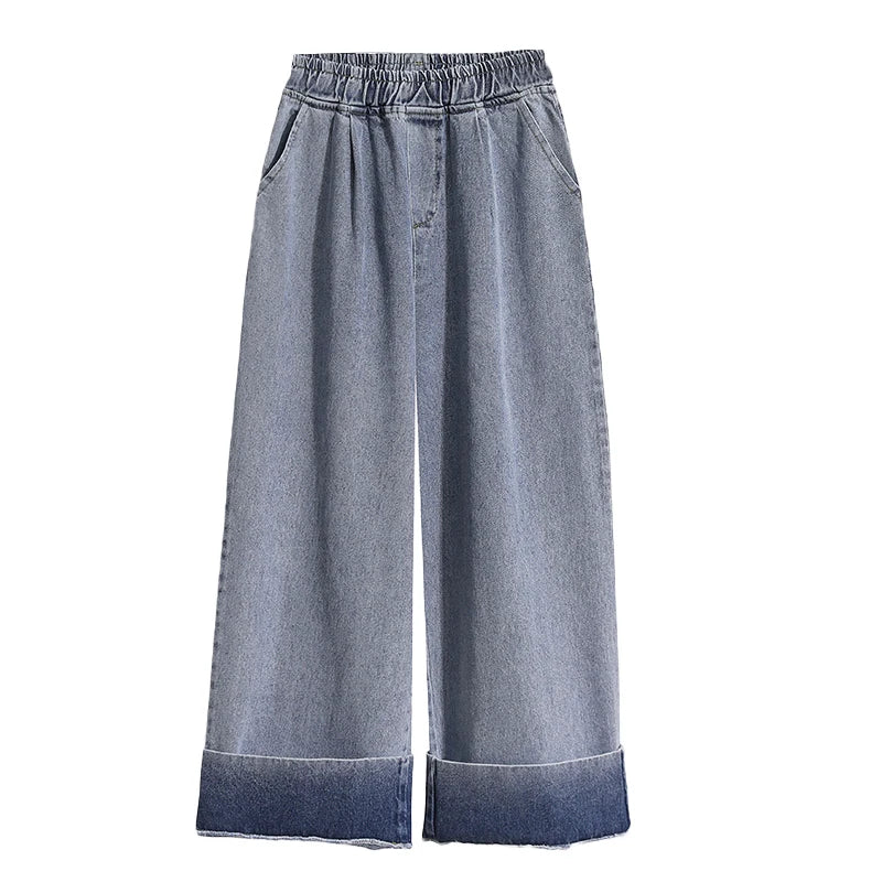 Women's Plus Size Wide Leg Jeans 2025
