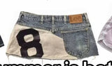 SweetGoth™ – Embroidered Y2K Mini Skirt (Gothic Low Waist Shorts)