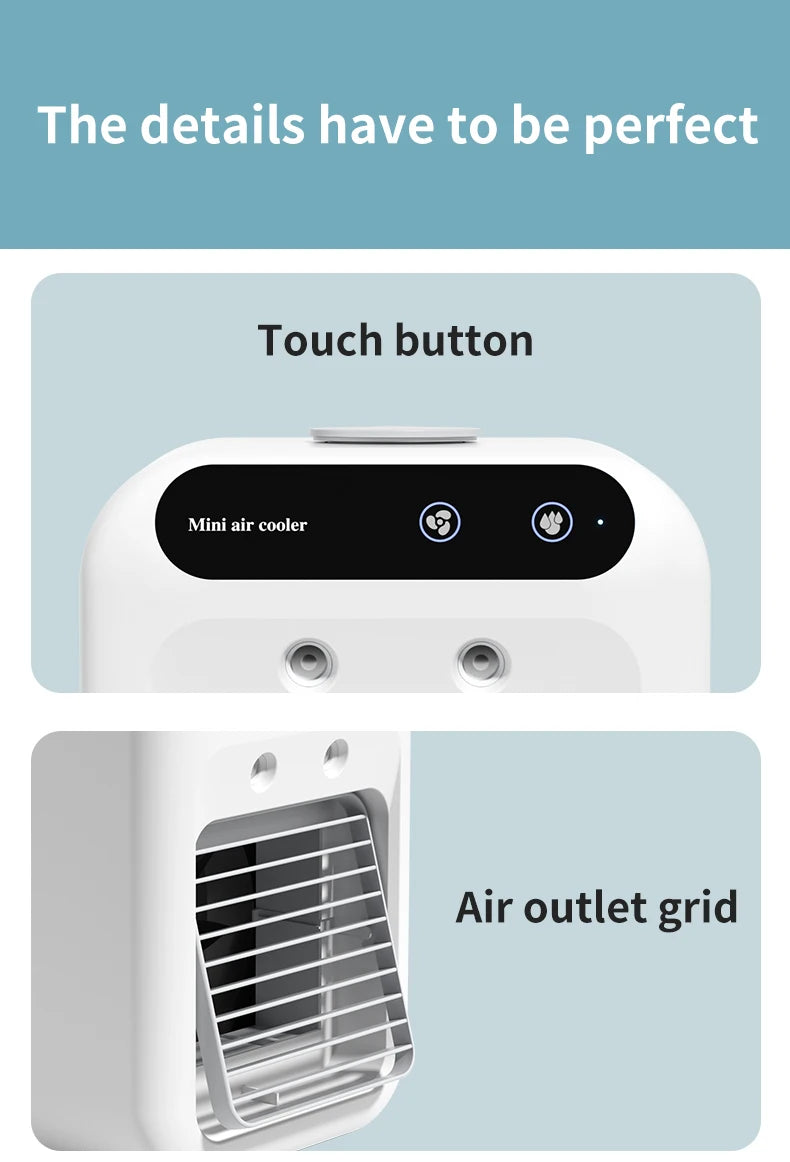 Portable Car Air Cooler Humidifier