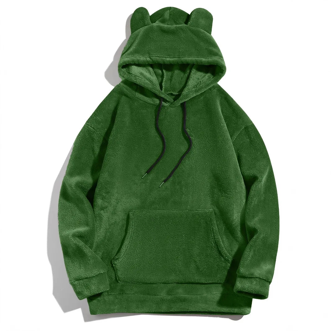 Unisex Bear Ears Warm Hoodie