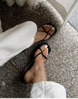 Women’s High Heel Clip Toe Slide Sandals