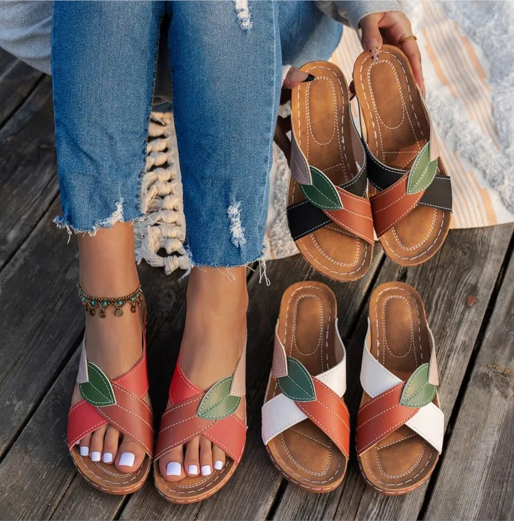 Women Summer Wedge Sandals Casual Shoes