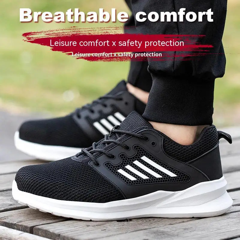 Men Indestructible Steel Toe Sneakers