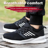 Men Indestructible Steel Toe Sneakers