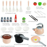 Kids Pretend Play Kitchen Cooking Set