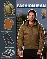 Men’s Padded Waterproof Winter Jacket