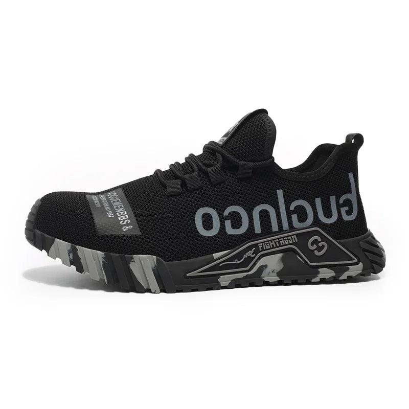 Women Safety Shoes Soft Sole Protective Sneakers