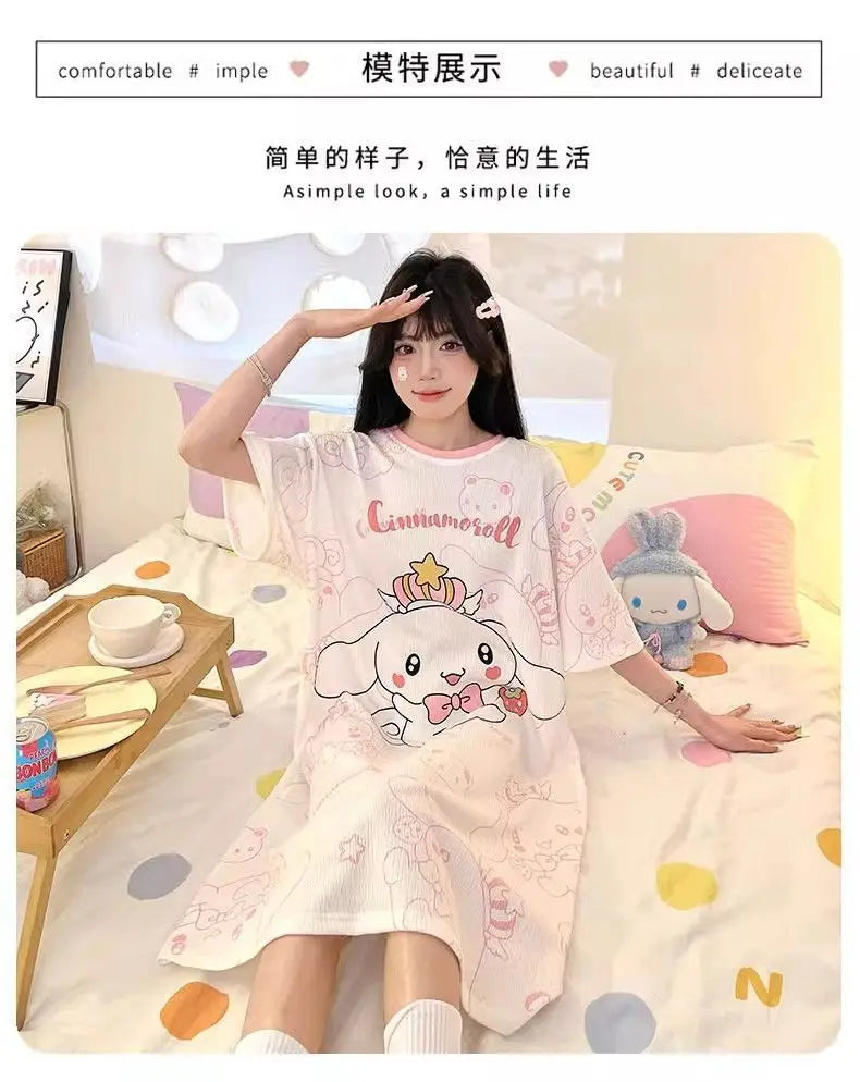 Sanrio Kuromi Cute Pajamas Cosplay Costume