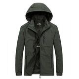 Men’s Waterproof Hooded Windbreaker