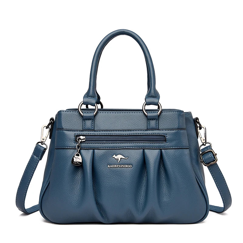 Triple Compartment Tote Bag