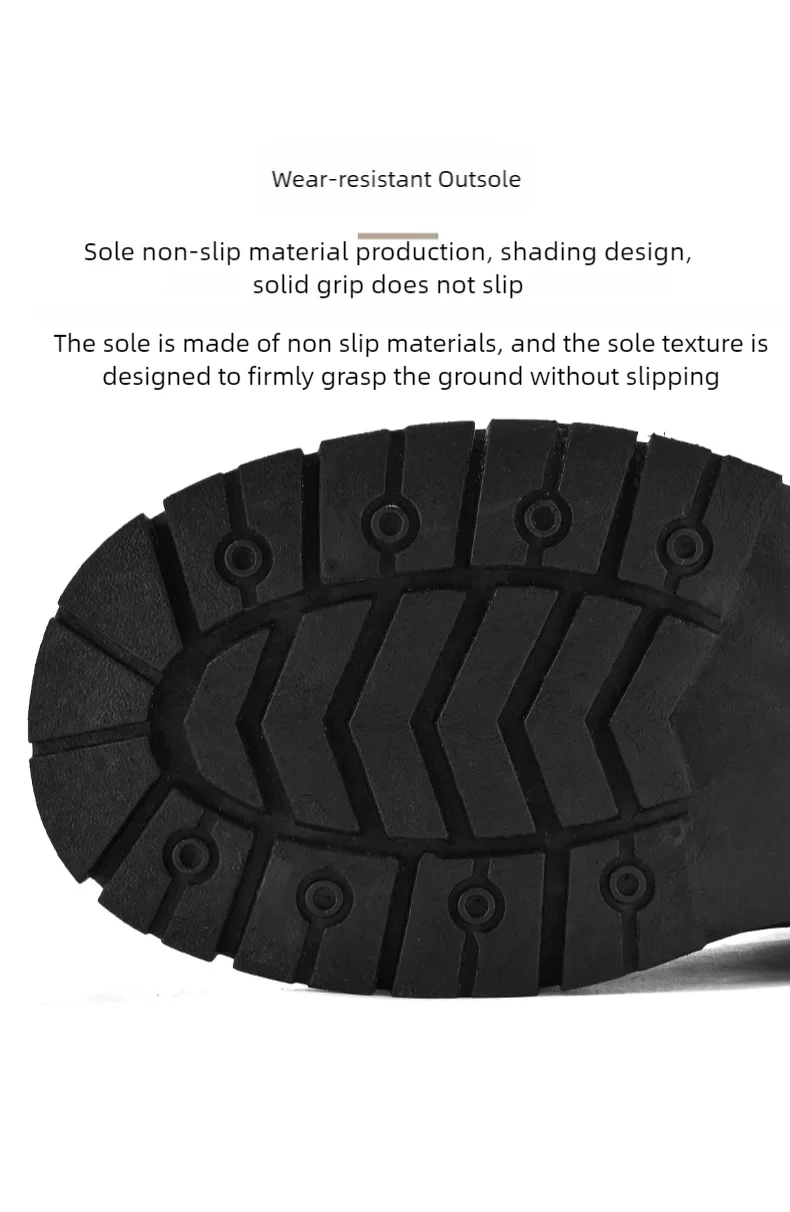 Men’s Outdoor Anti-Slip Leather Boots