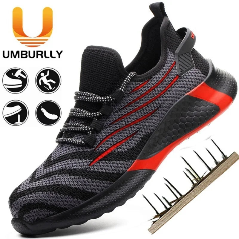 Men Lightweight Indestructible Work Boots