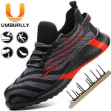 Men Lightweight Indestructible Work Boots