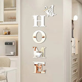Home Mirror Wall Sticker