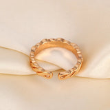 Luxury W Letter Gold Plated Ring