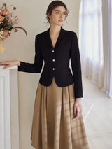 ModiCurve™ – Casual Professional Blazer (Vintage Cut, Soft Fit, All-Season Wear)