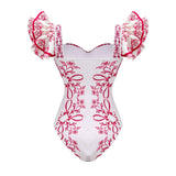 Vintage Print One Piece