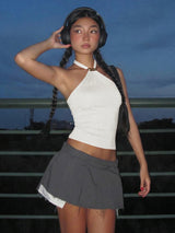 Women's Halter Crop Top