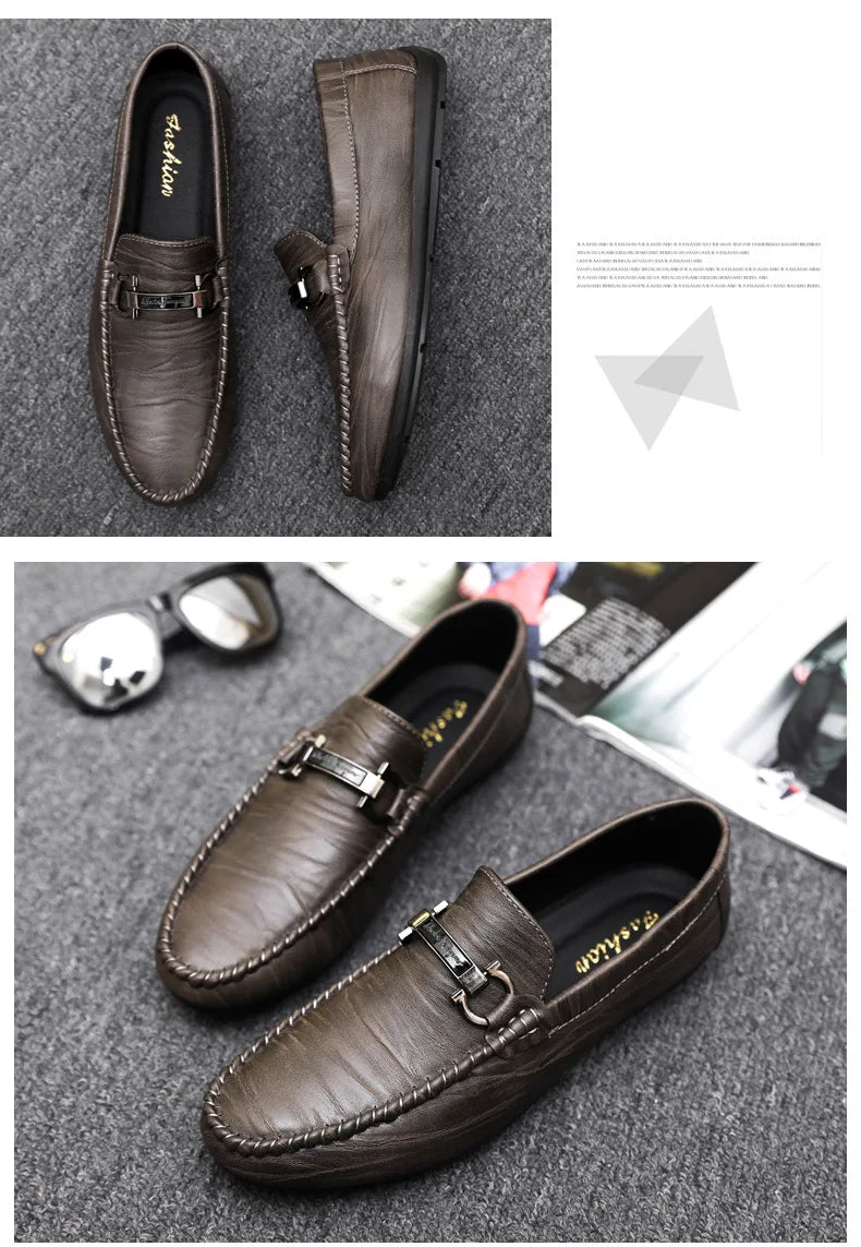 Men’s Luxury Business Leather Loafers
