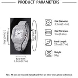 Luxury Rhinestone Gold Unisex Watch