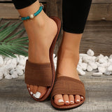 Women Luxury Flat Sandals Designer Slides