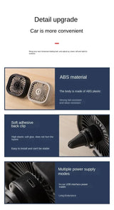 Car Air Outlet Mini USB Fan