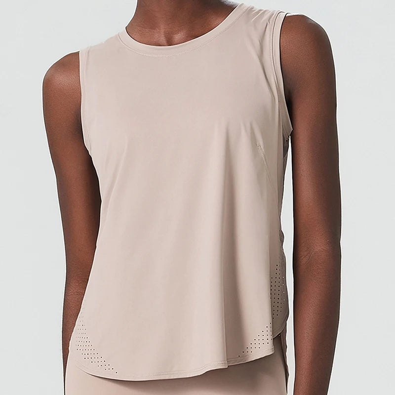 Women Loose Sleeveless Fitness Tank Top