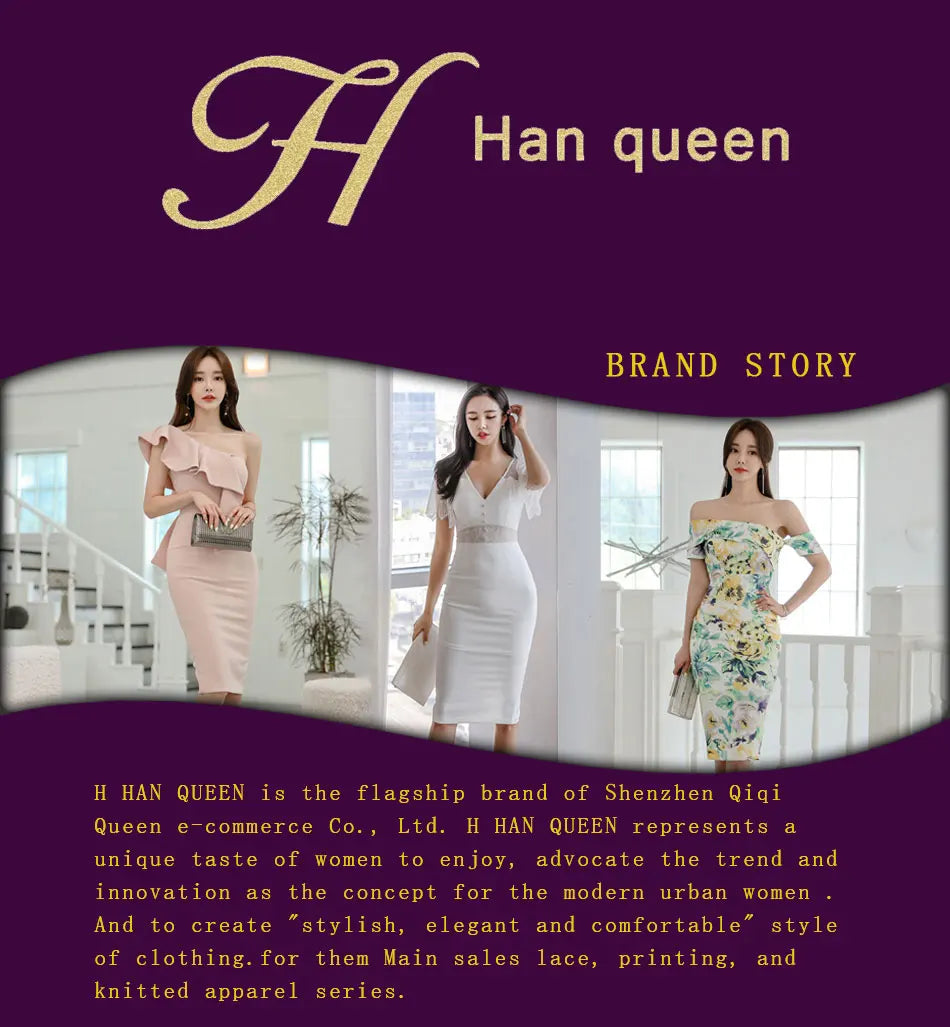 H Han Queen brand story featuring stylish women's clothing, showcasing modern urban fashion designs.